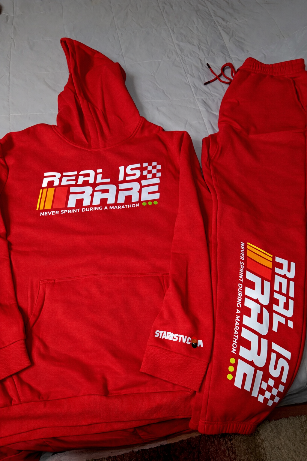 Real is Rare "Marathon" Hoodie Set
