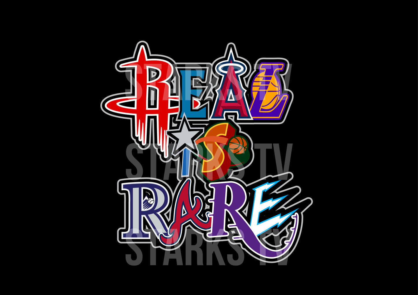 Real is Rare "Logo Junk" tee