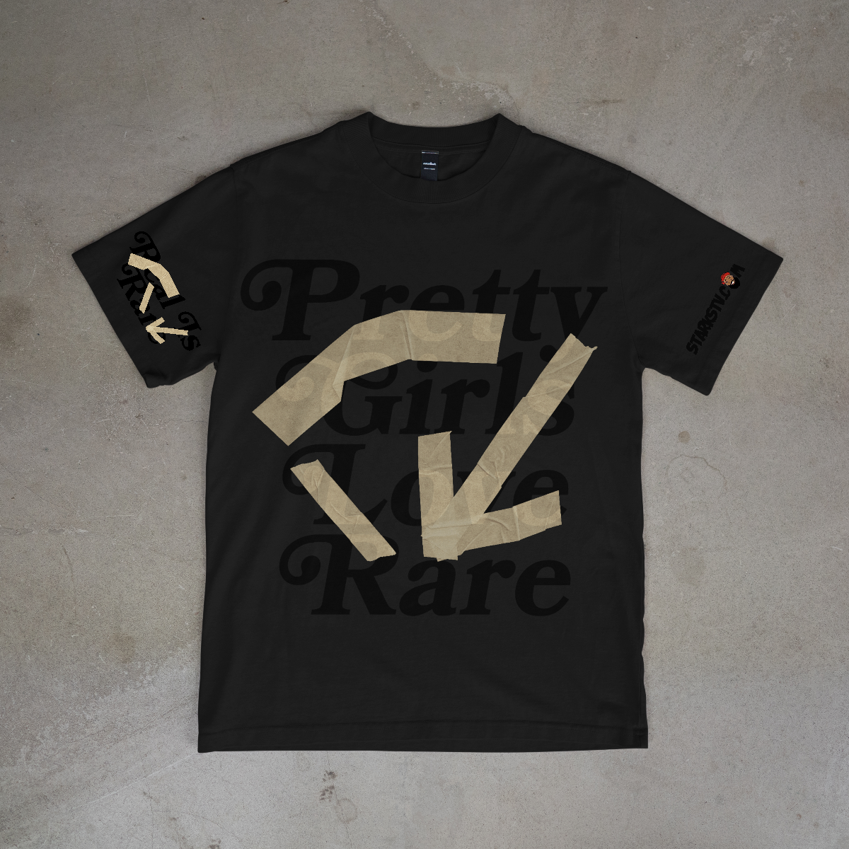 Pretty Girls Love Rare TEE (Black Print)