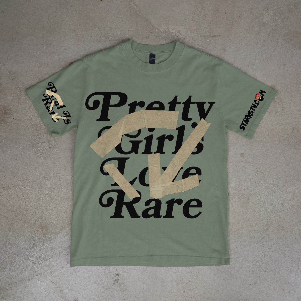 Pretty Girls Love Rare TEE (Black Print)