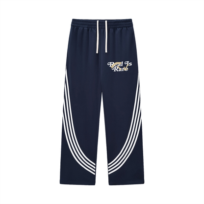Real is Rare Curved Stripe Straight Sweatpants