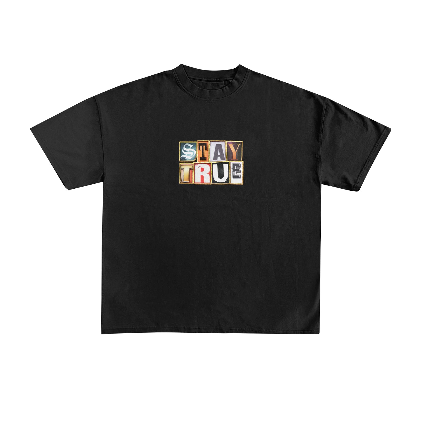 “Stay true” Real is Rare Double-Sided Ransom tee