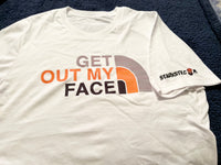 GOMF Orange Tri color tee