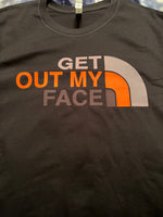 GOMF Orange Tri color tee