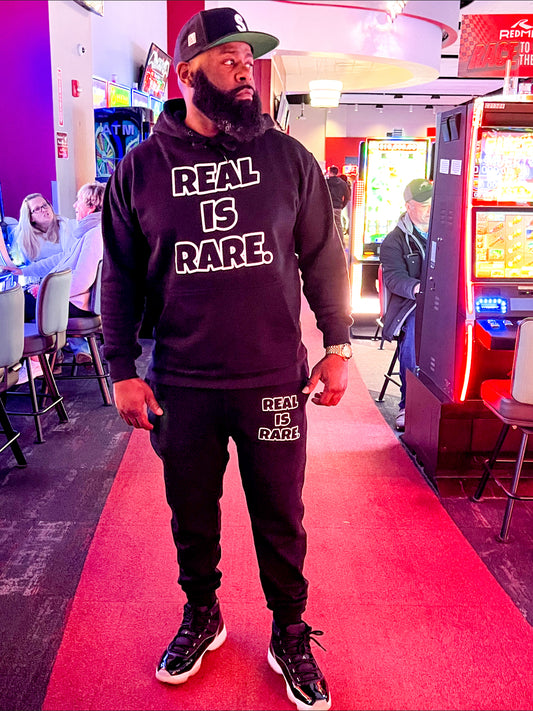 REAL IS RARE hoodie set