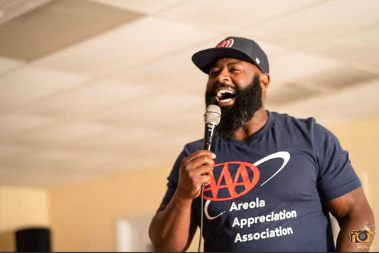 Areola Appreciation Association Tee Navy blue